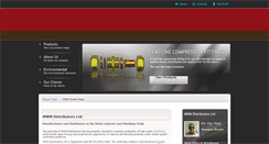 Desktop Screenshot of mwmdistributorsltd.co.uk